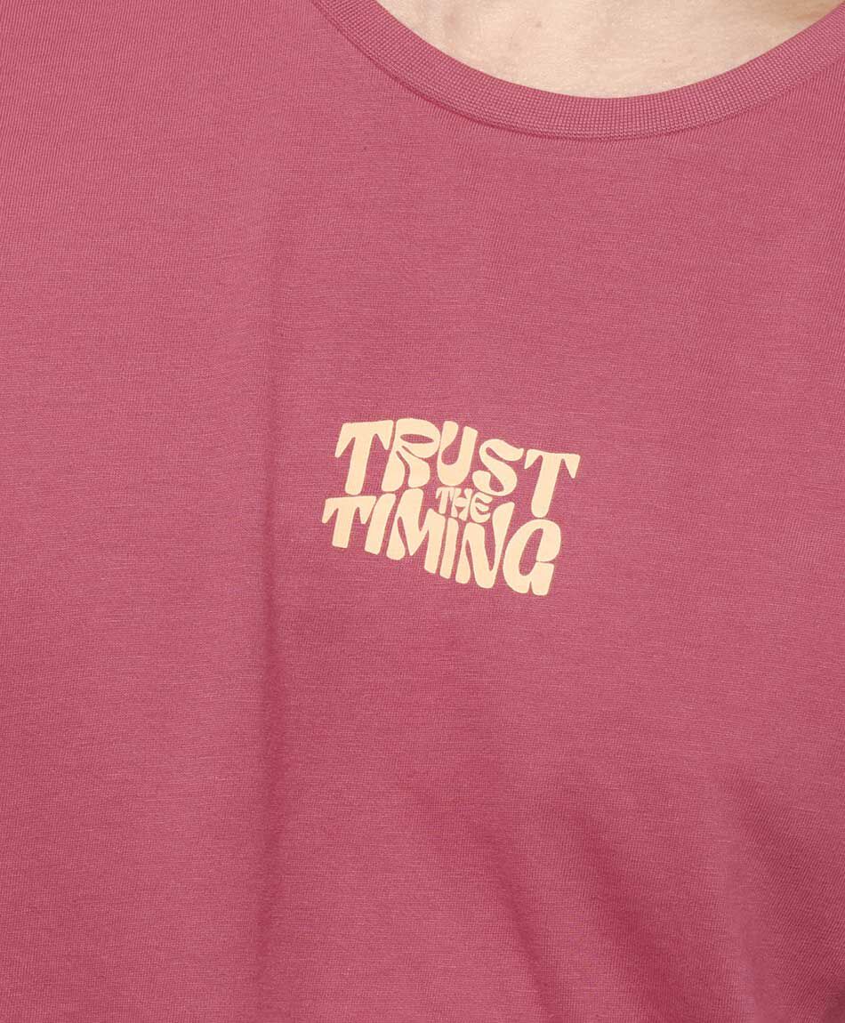 Remera hombre doble estampado timing