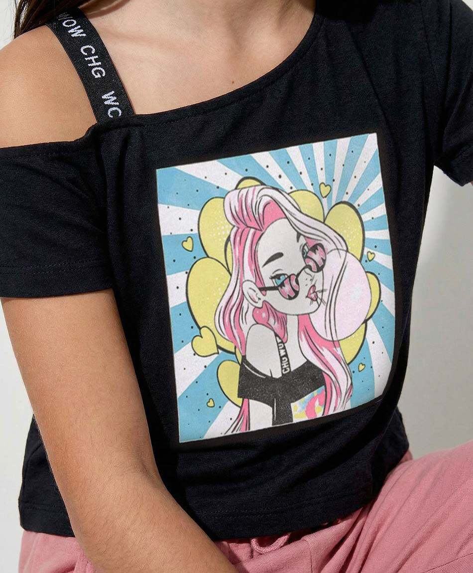 Remera ni&ntilde;a tirante