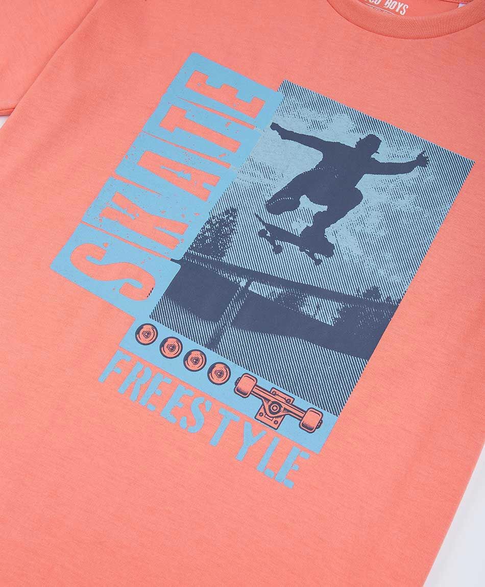 Polera ni&ntilde;o skate freestyle