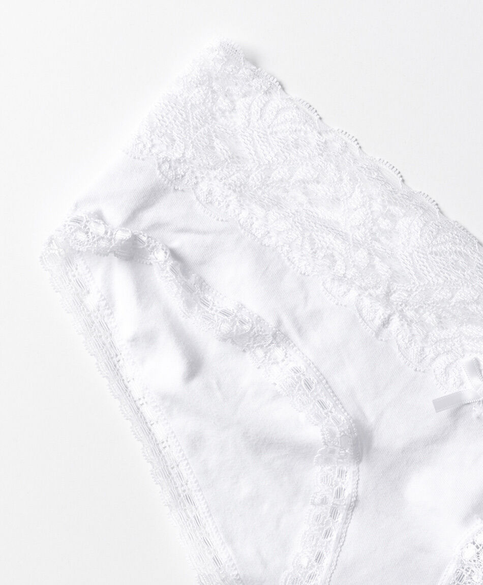 Pantaleta mujer cintura encaje