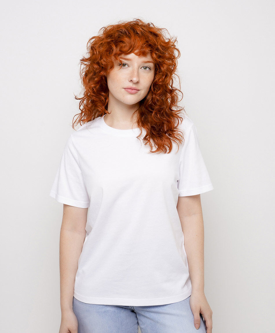 Remera mujer b&aacute;sica blanca