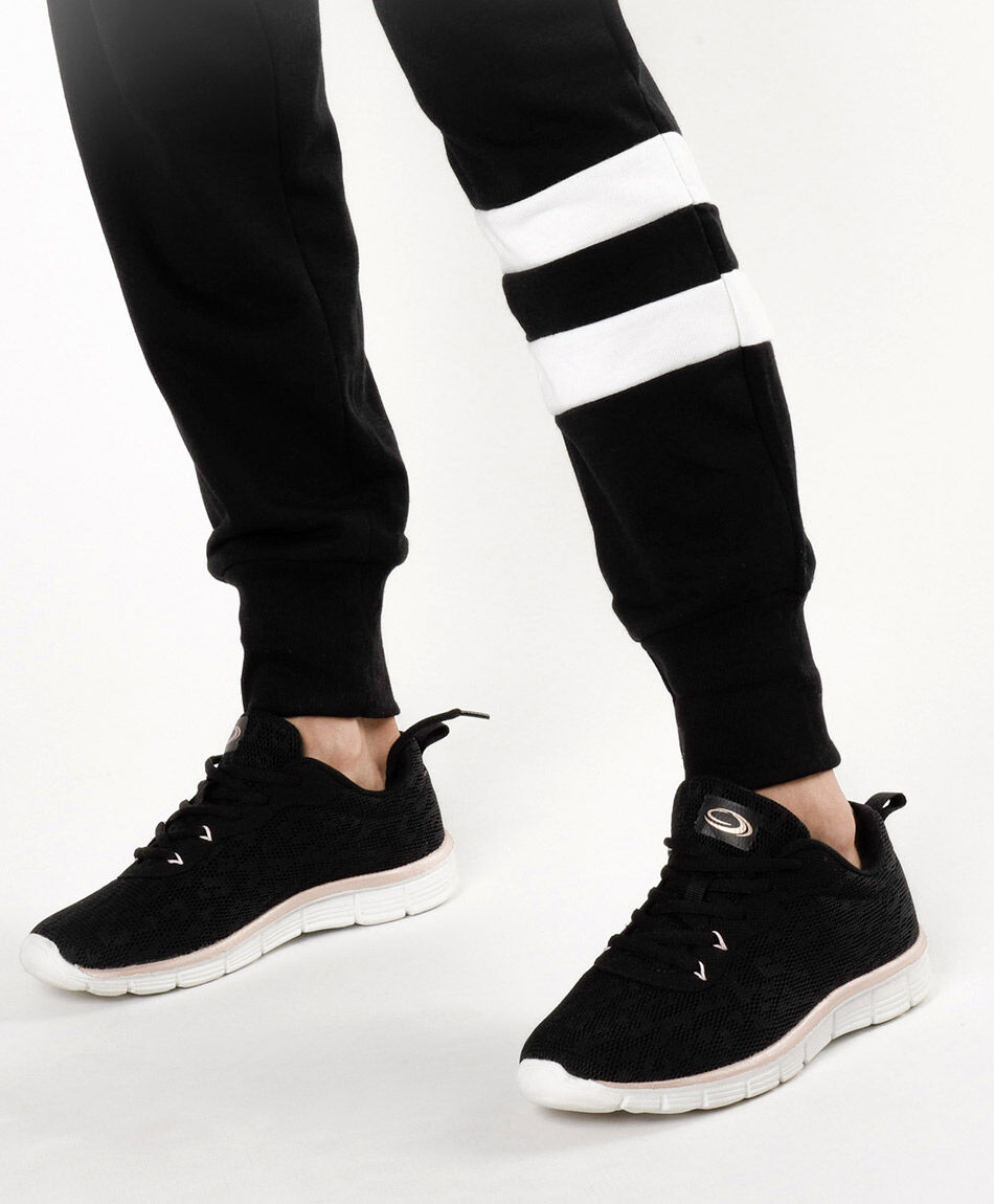 Pantal&oacute;n deportivo mujer franjas skinny fit