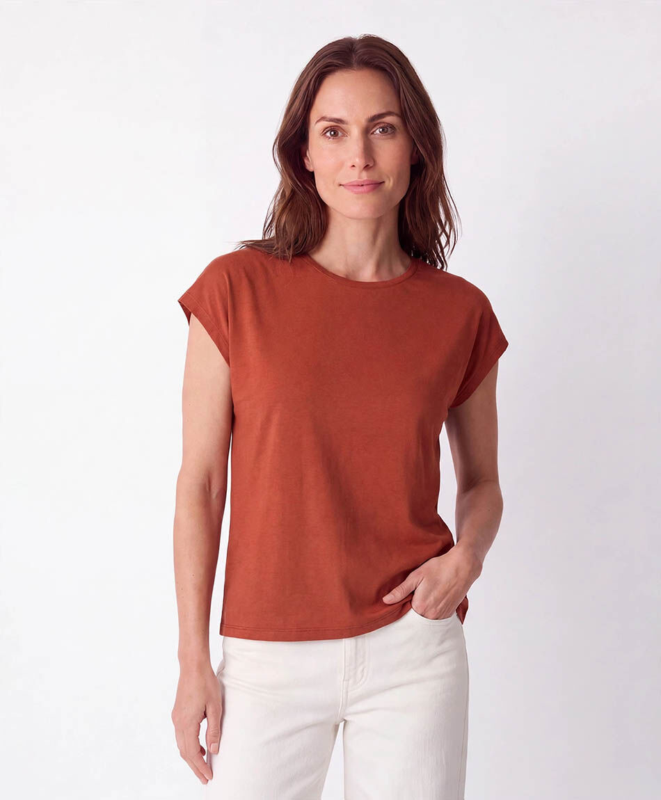 Remera mujer viscosa basica
