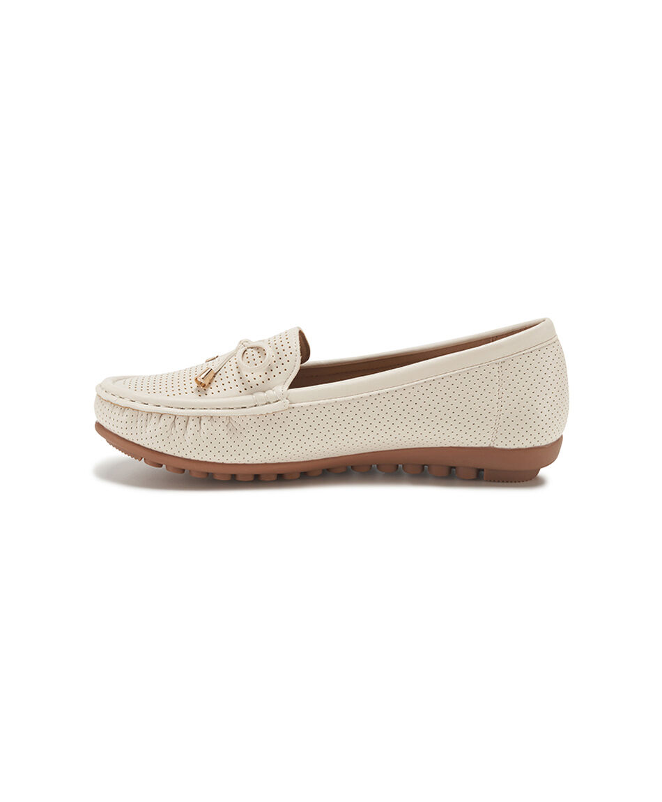 Mocas&iacute;n mujer comfort puntos