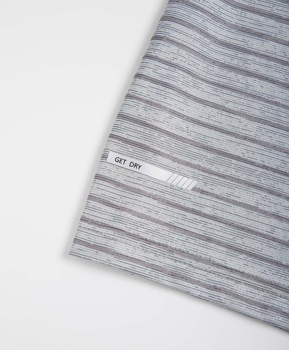 Remera deportiva hombre contraste gris