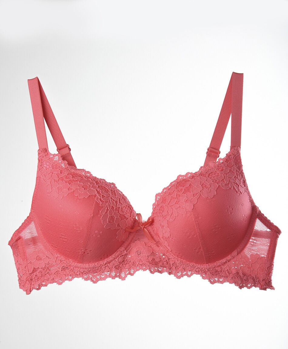 Corpi&ntilde;o mujer encaje floreado cinta