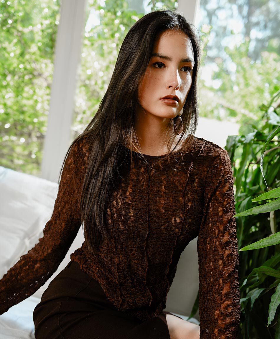 Remera mujer dise&ntilde;o de cortes