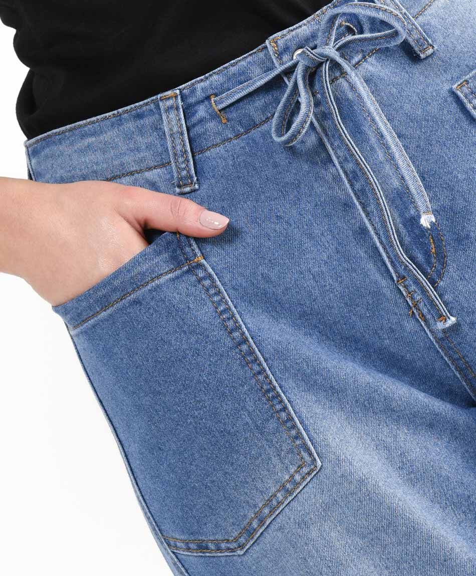 Jeans mujer cintura ajustable&nbsp;