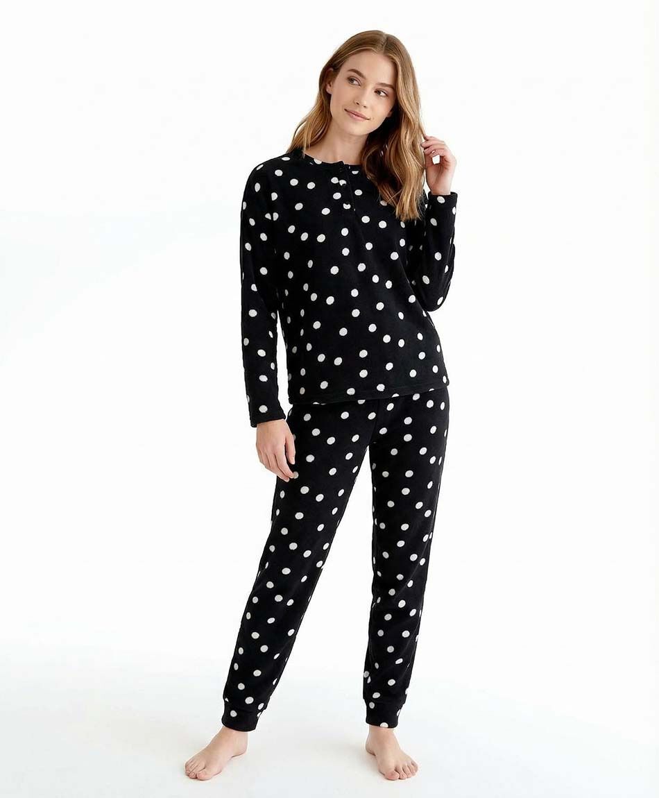 Pijama mujer micropolarpuntos