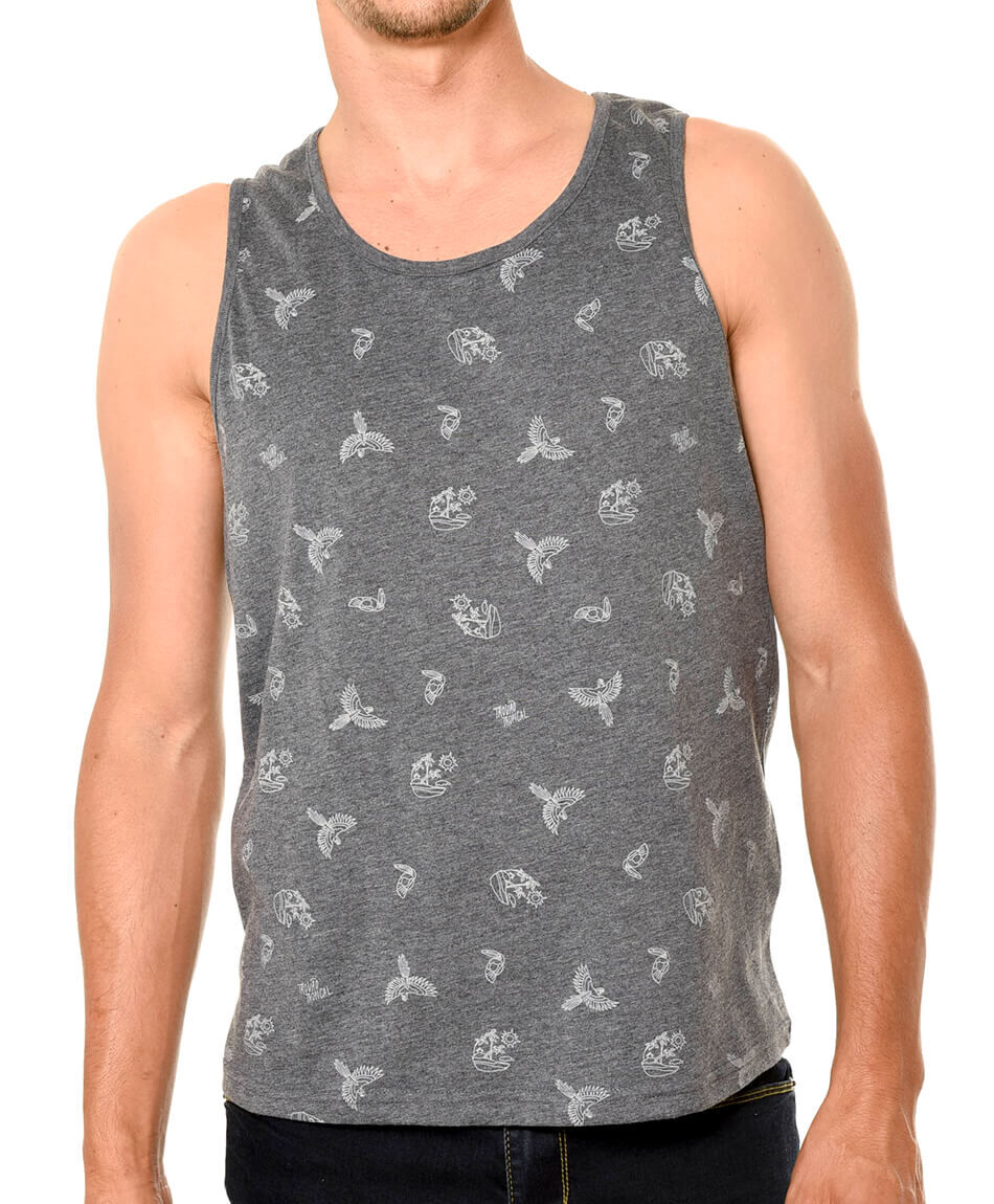 Polera surf estampada