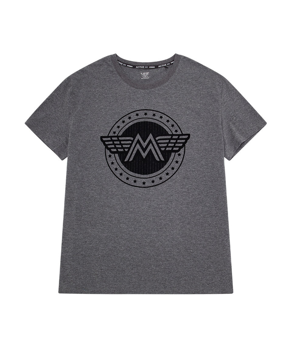 Remera deportiva mujer escudo