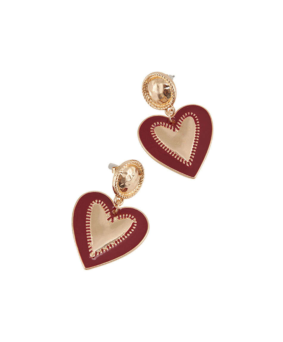 Aros mujer coraz&oacute;n