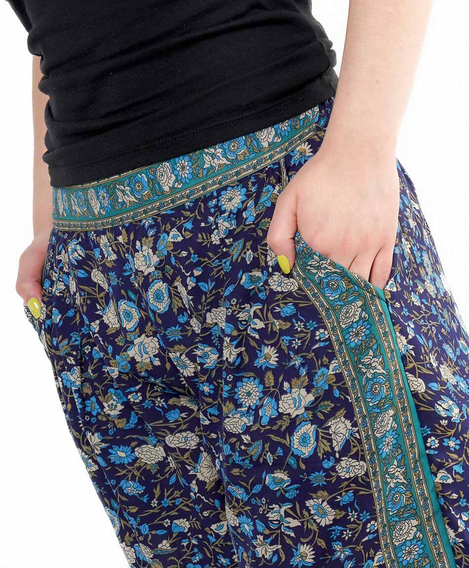 Pantal&oacute;n mujer print floreado wide