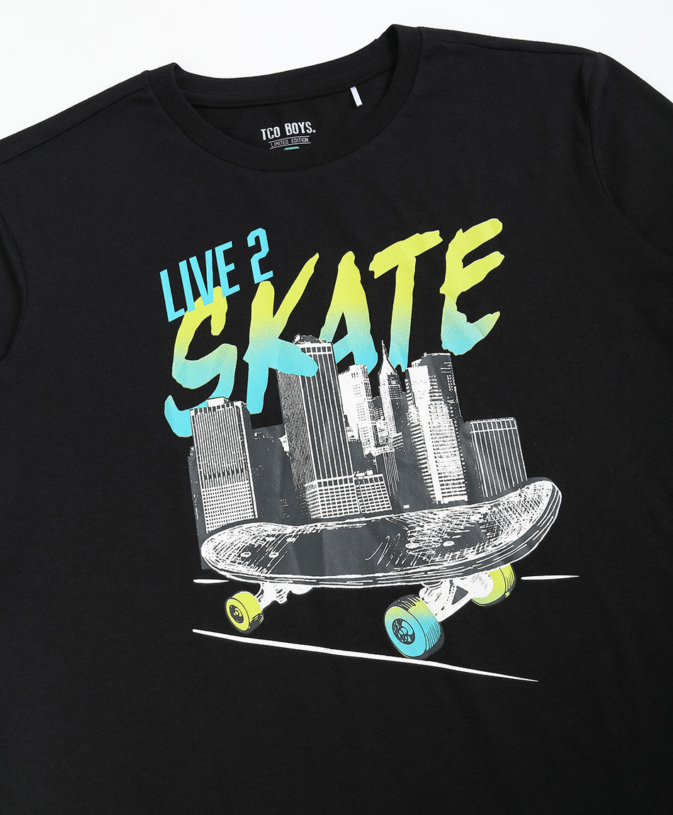 Polera ni&ntilde;o love skate