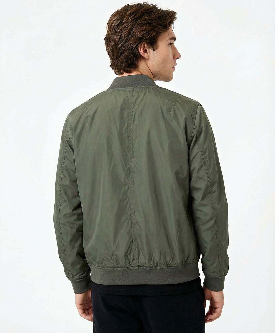 Campera hombre bomber verde