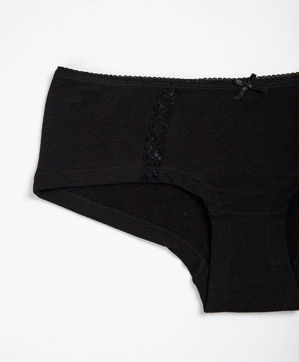 Pantaleta mujer doble encaje