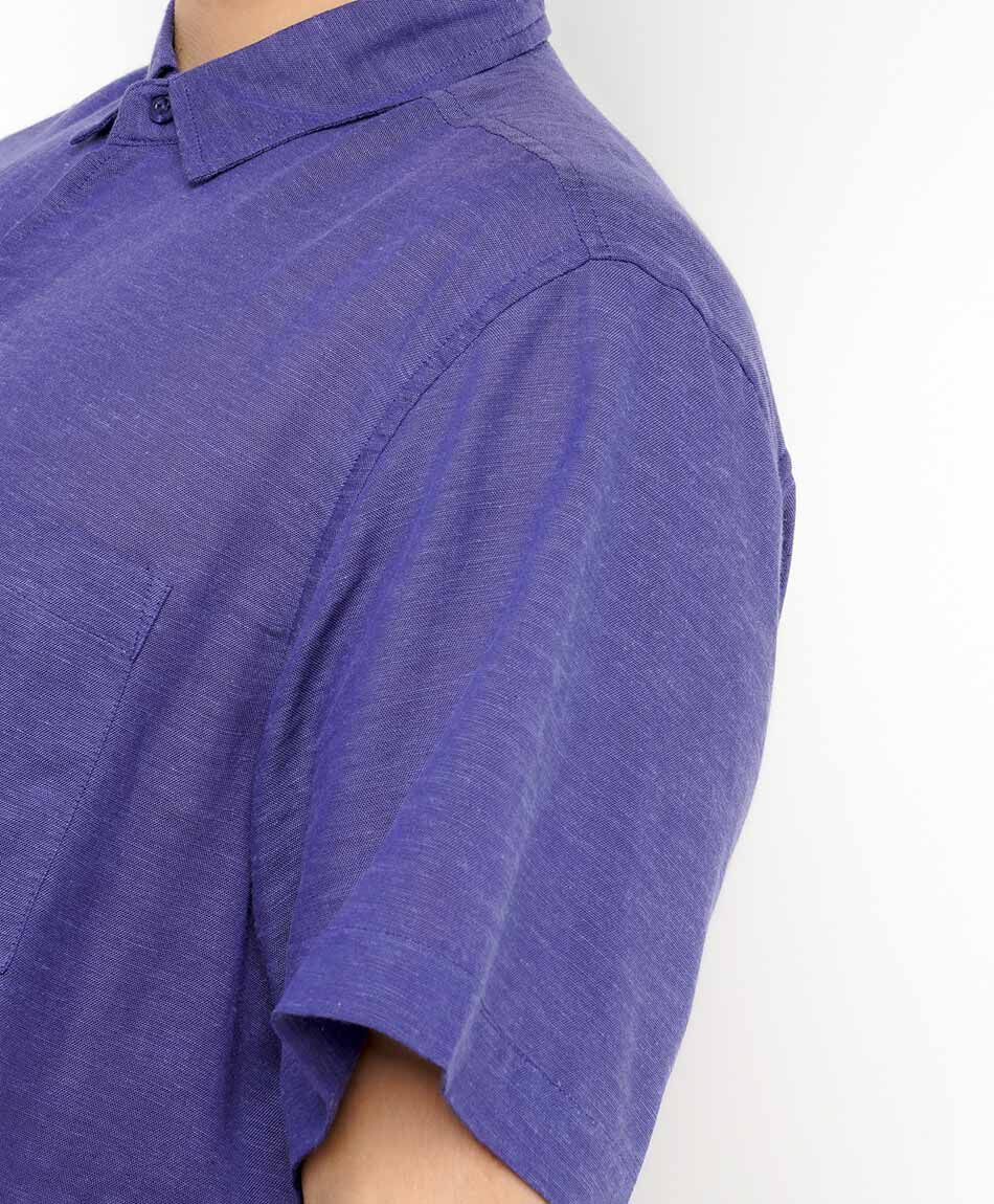 Camisa hombre b&aacute;sica manga corta