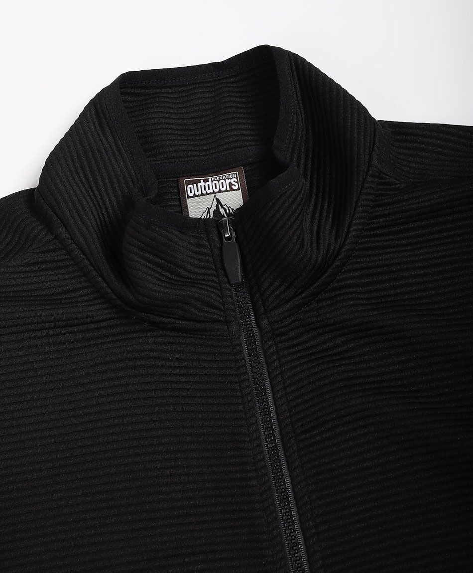 Campera hombre cierre completo negro