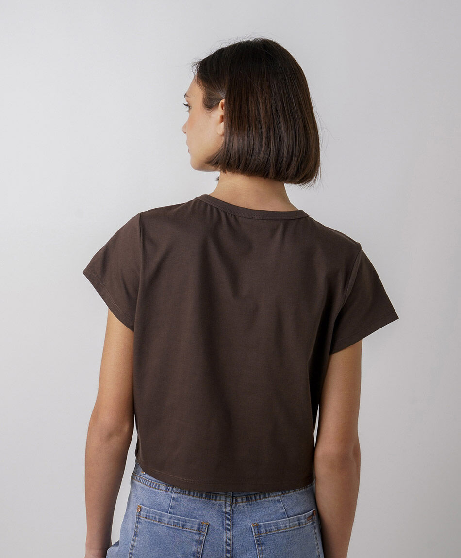 Remera mujer espresso