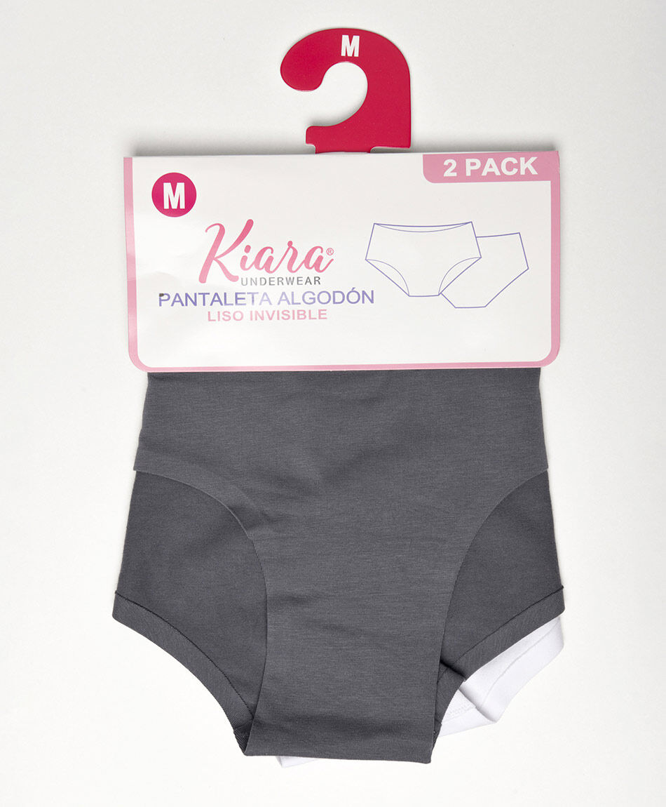 Set 2 pantaletas mujer seamless lisa