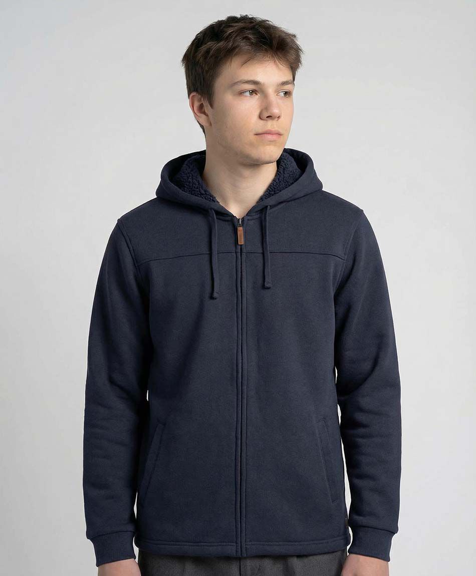 Buzo escolar full zipper interior polar