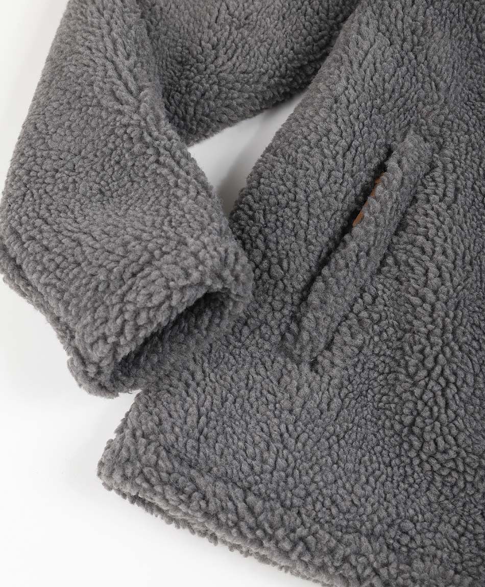 Campera hombre gris melange