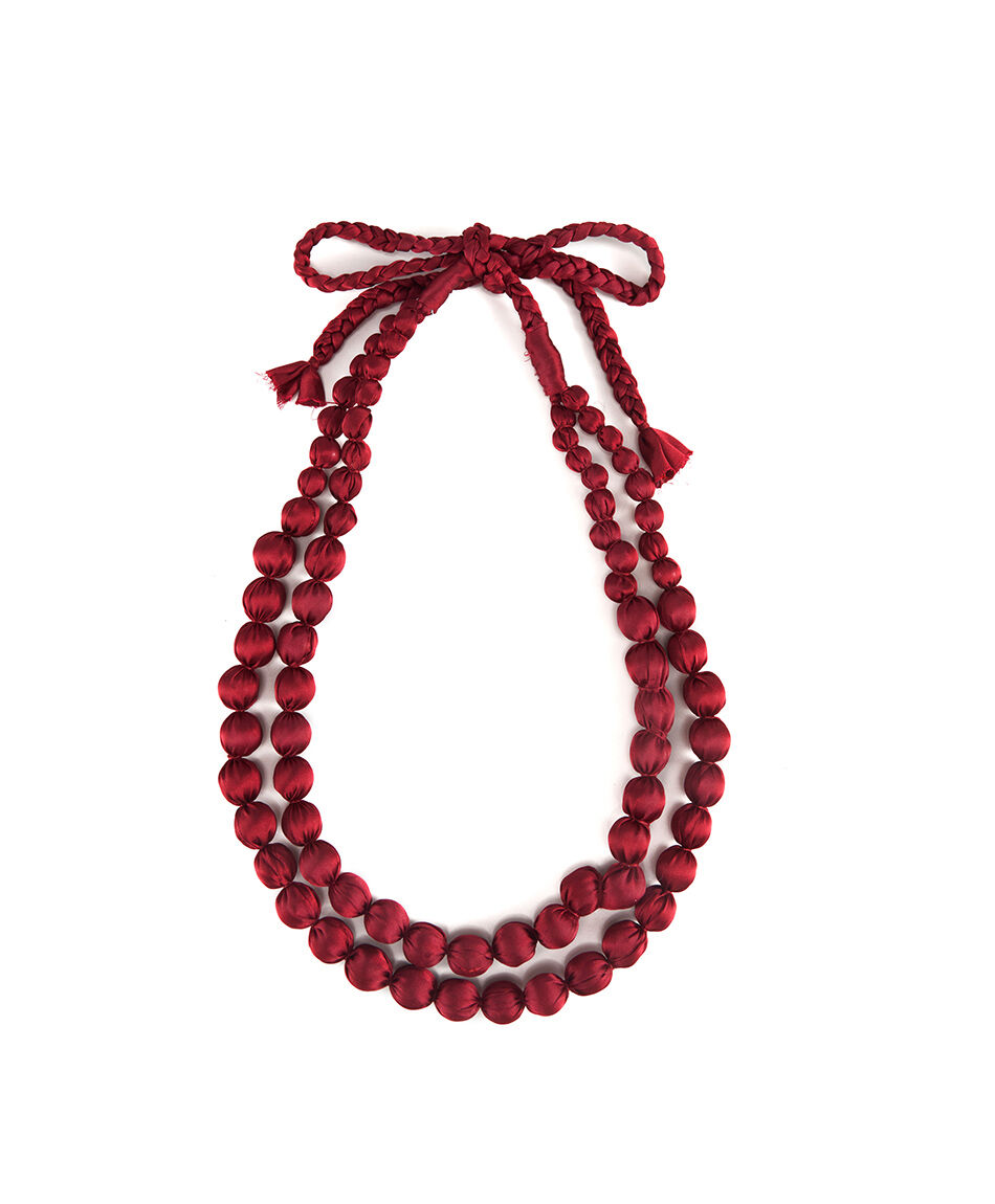 Collar mujer bolitas