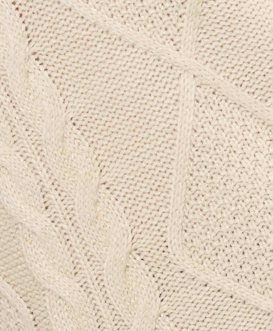 Sweater mujer rombos lurex