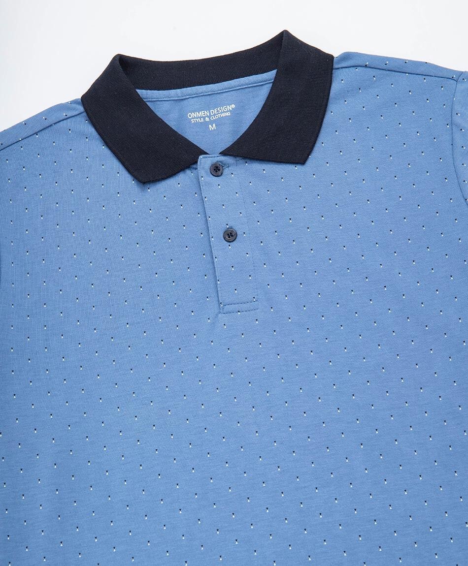 Remera hombre polo puntos
