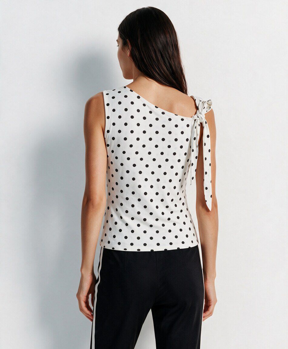 Remera mujer top puntos