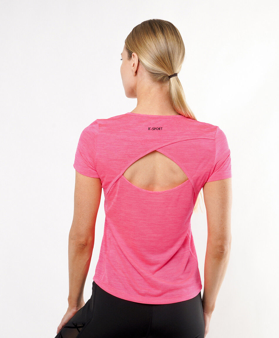 Remera deportiva mujer fucsia