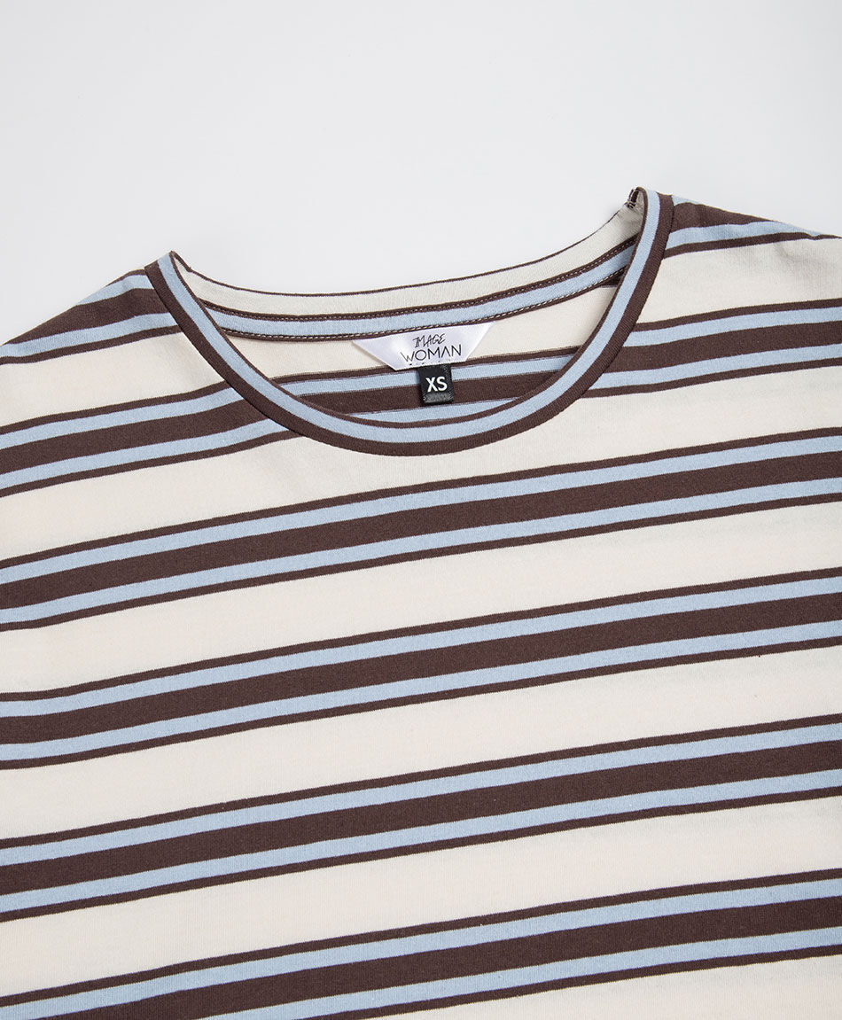 Remera mujer rayas colores
