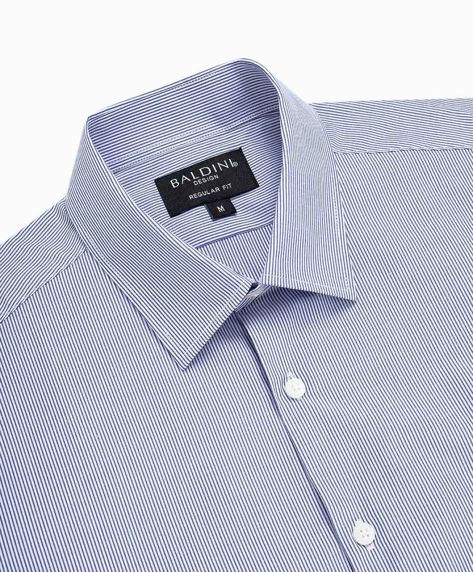 Camisa hombre elegante lineas blue