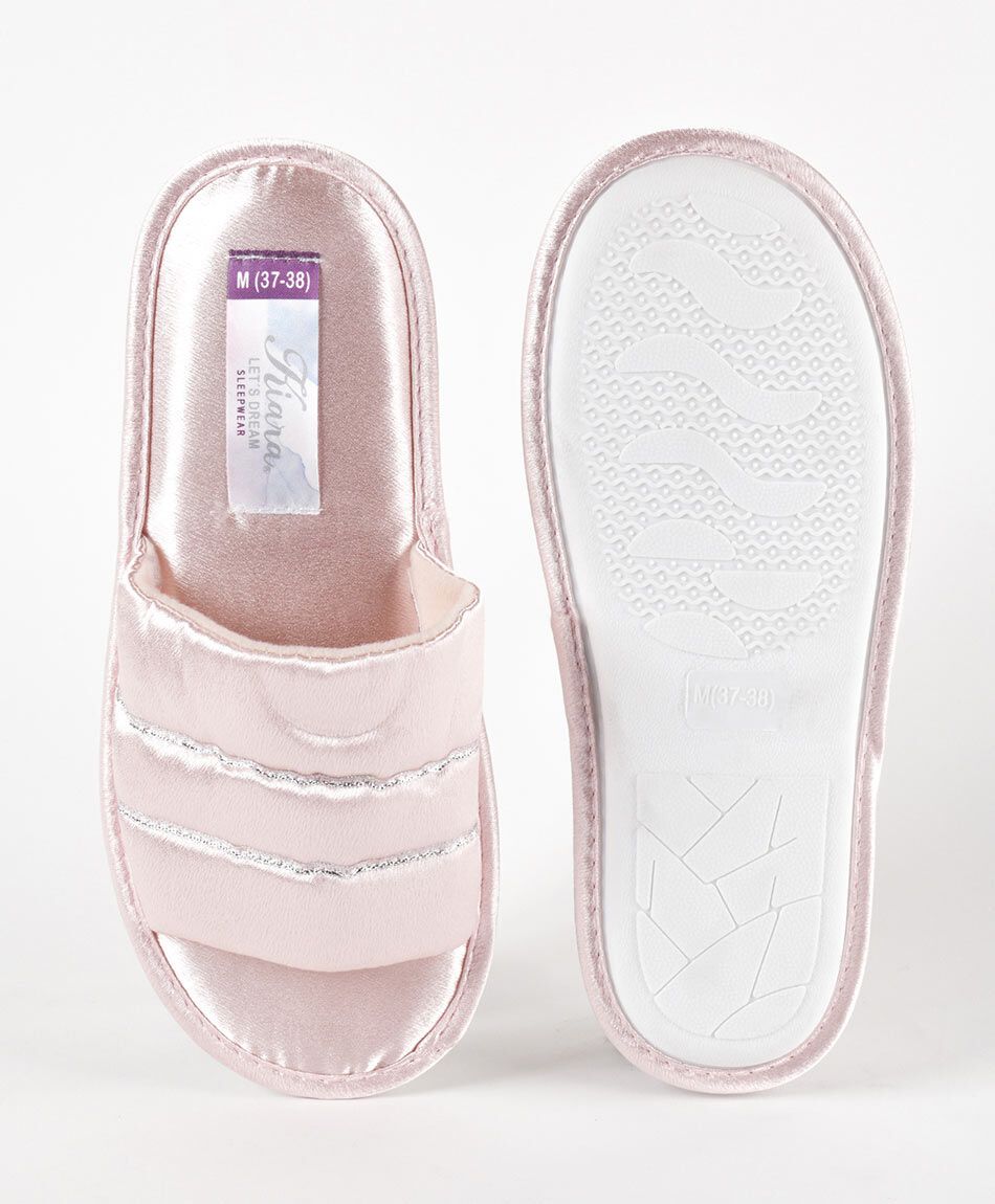 Pantufla mujer brillante