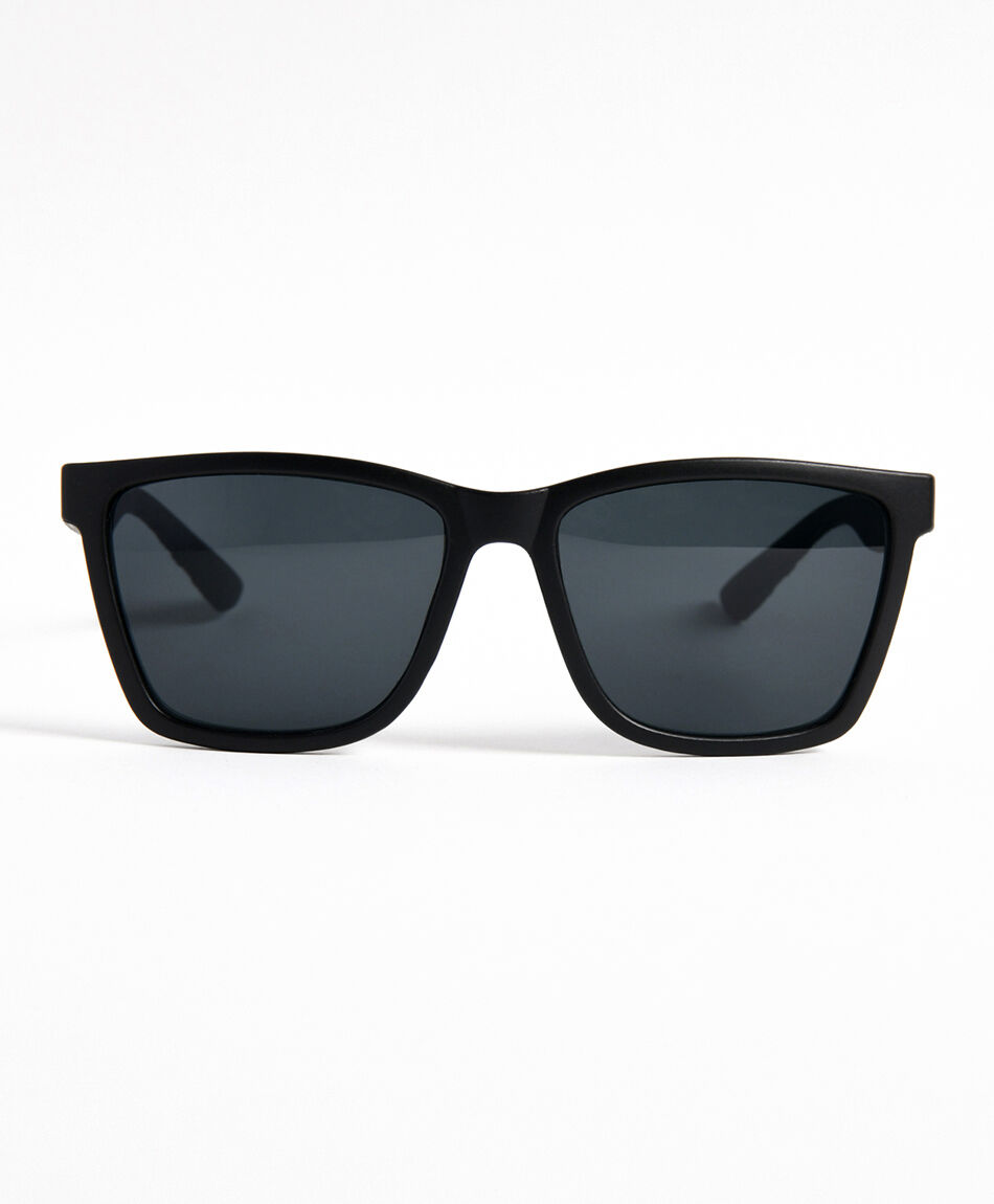 Lentes hombre cuadrado negro