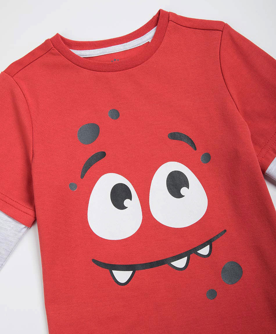 Remera beb&eacute; estampado feliz
