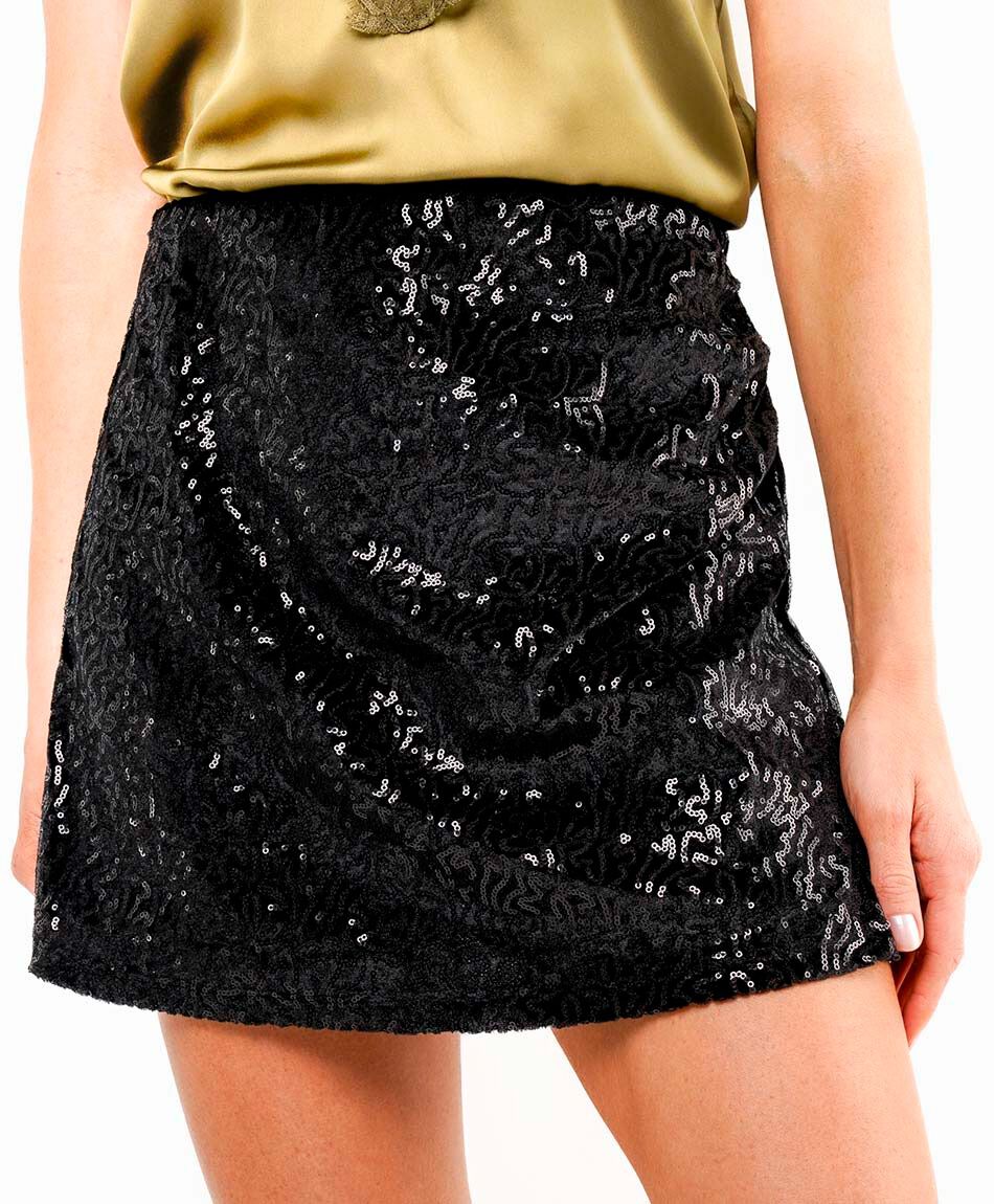 Pollera mujer short black party