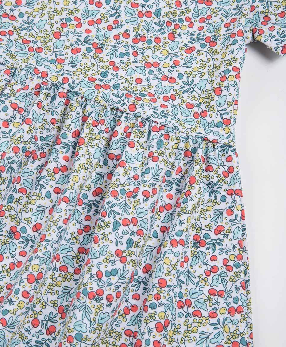 Vestido beb&eacute; cerezas flores