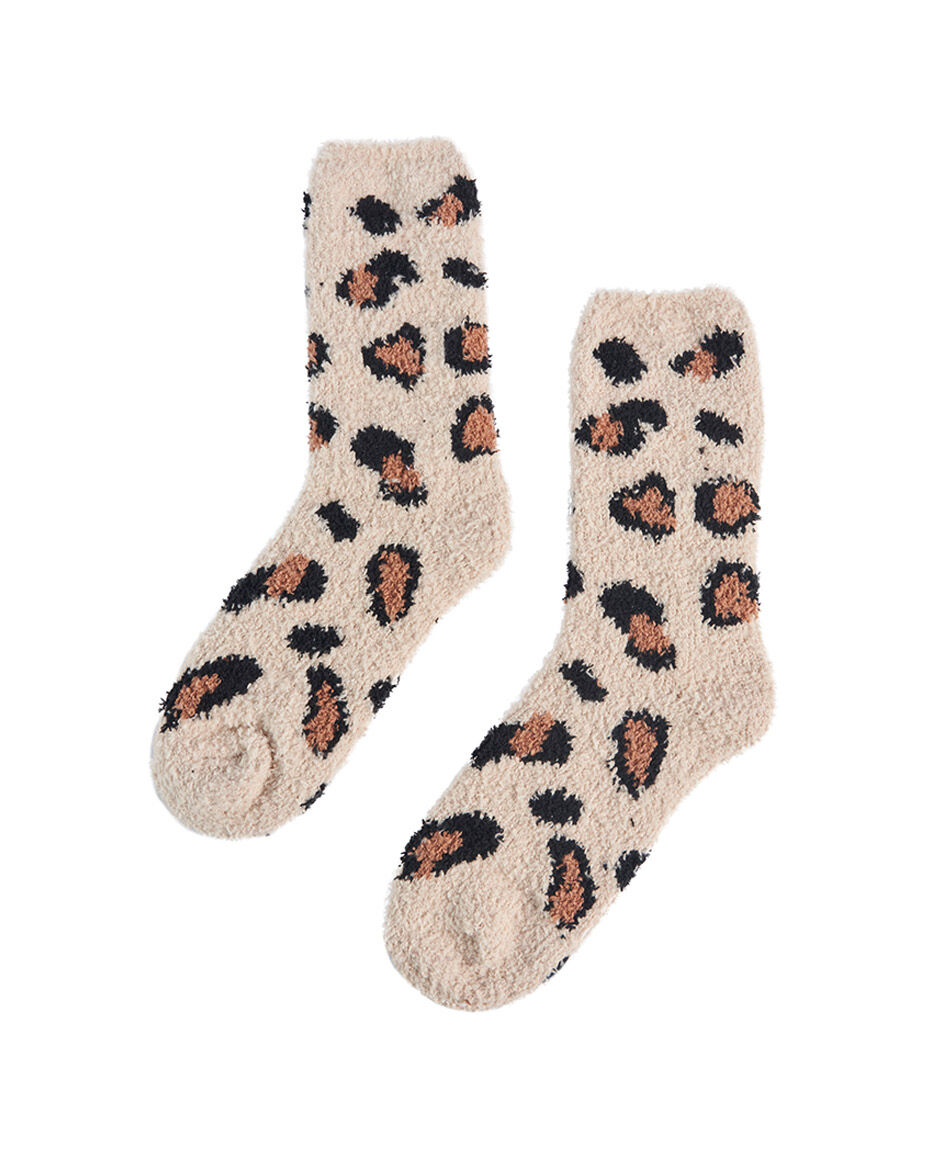 Pack 2 medias mujer animal print