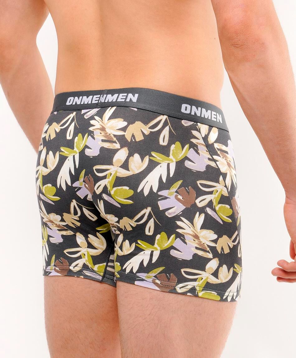 Pack 2 boxer hombre hojas