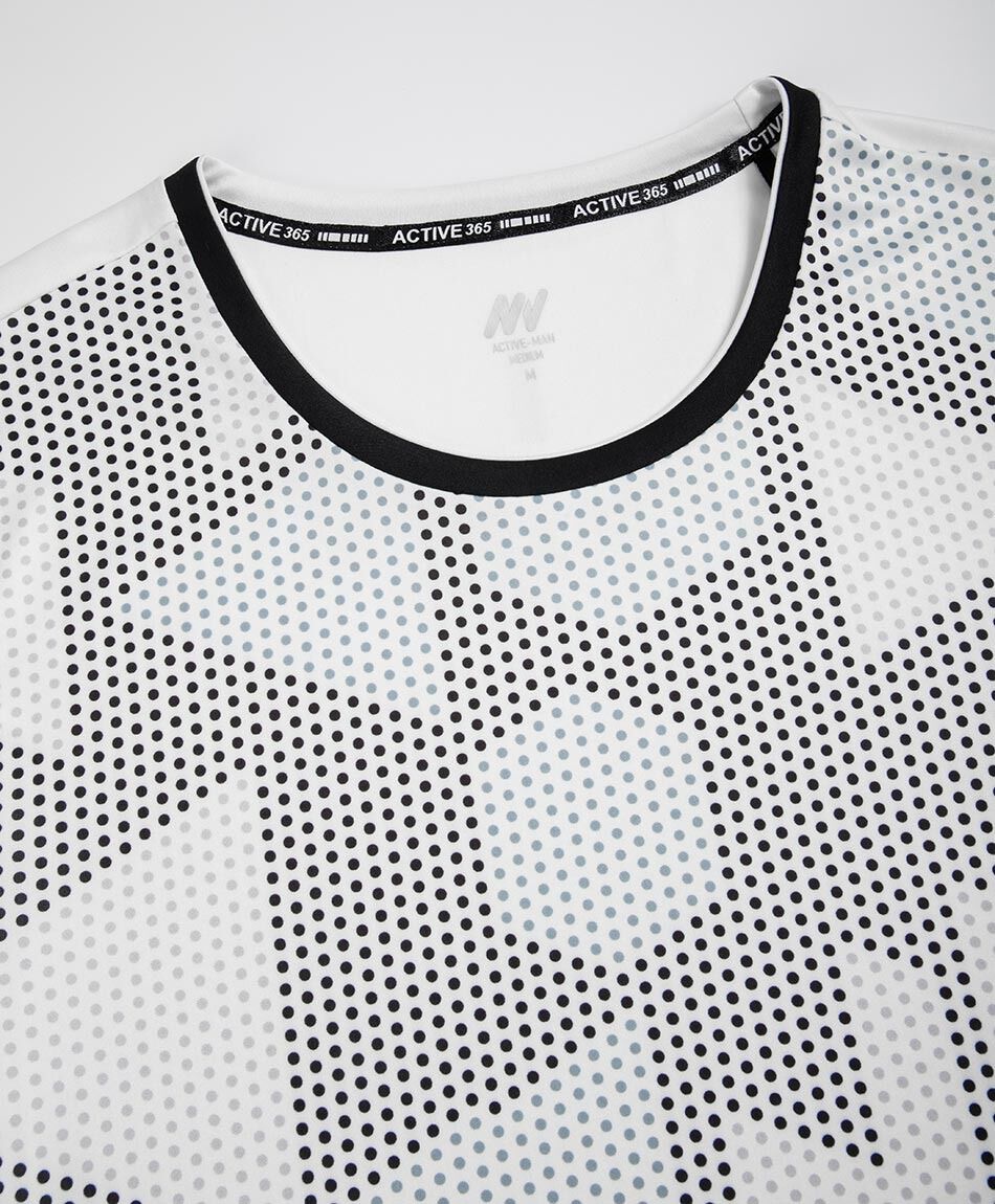Remera deportiva hombre running figuras