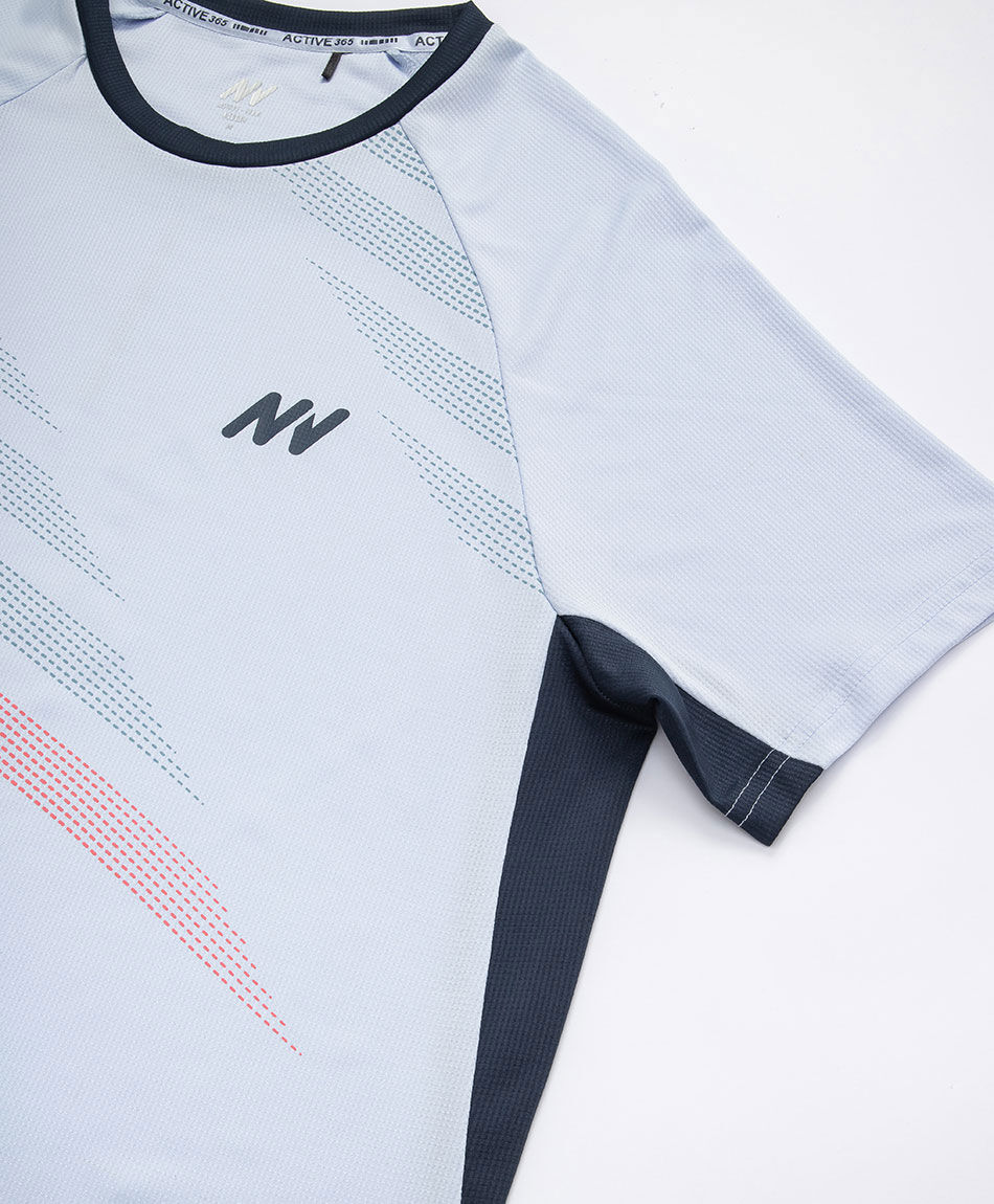 Remera deportiva hombre runner white