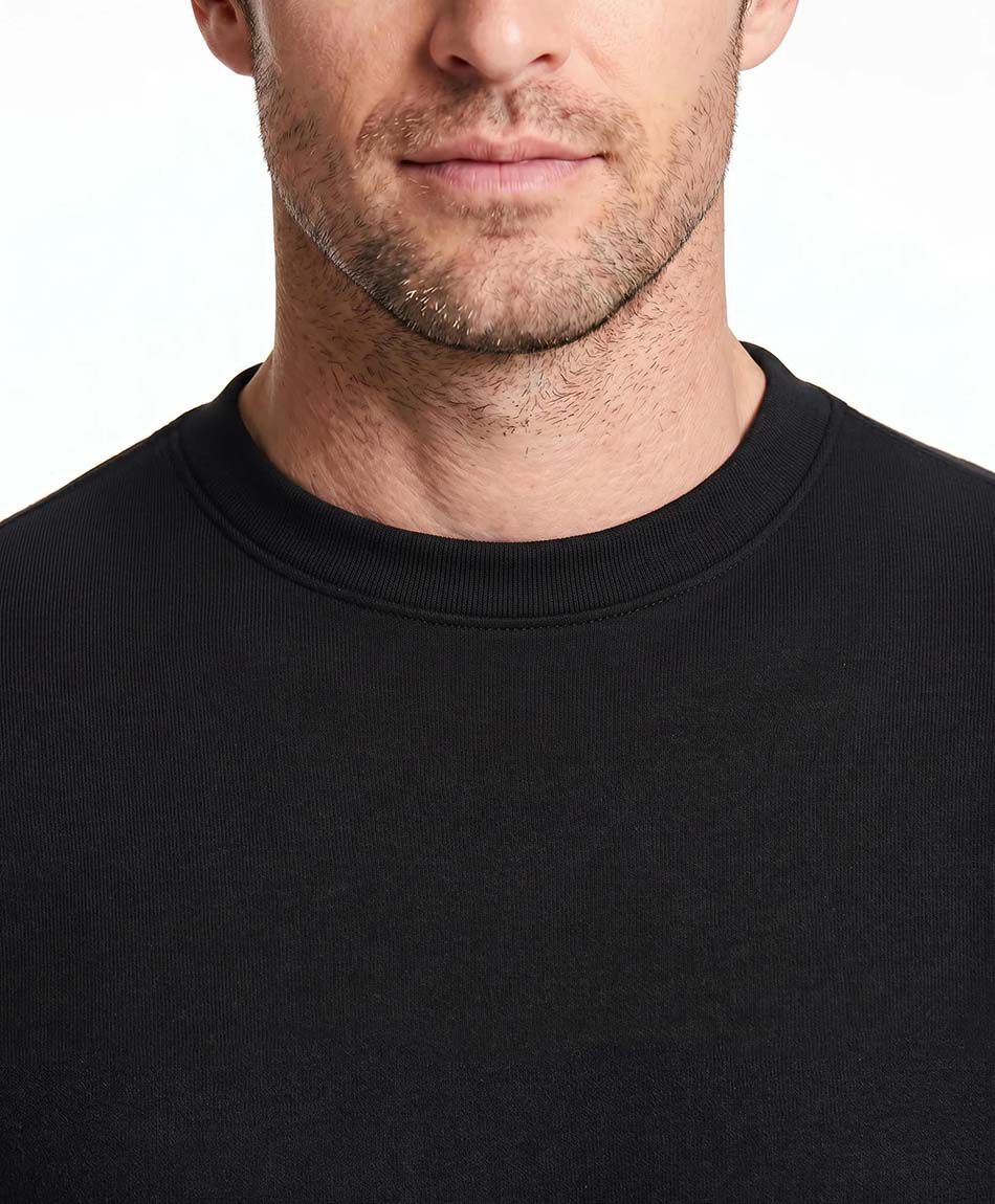 Camiseta hombre lisa t&eacute;rmica black
