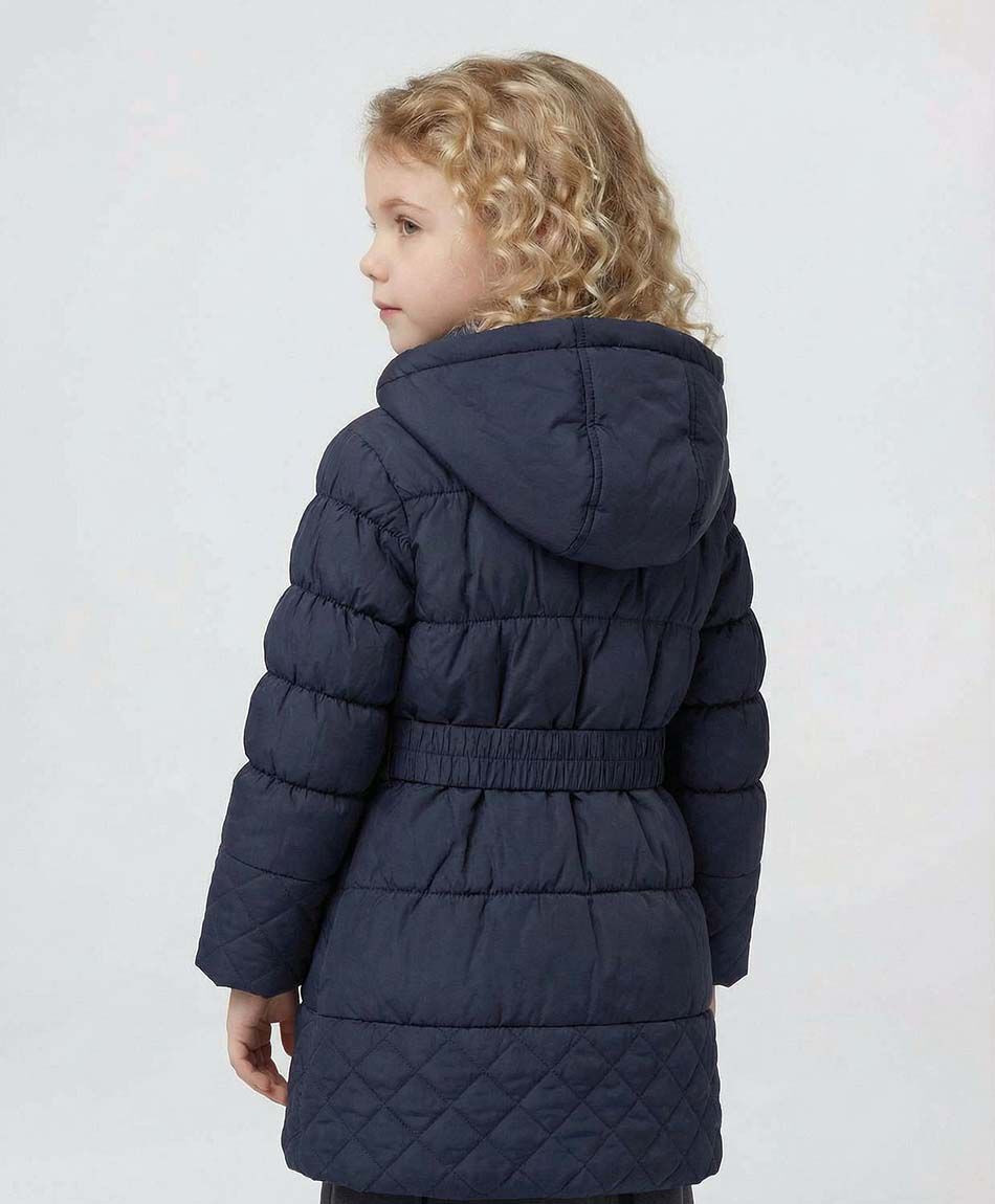 Parka escolar con cintur&oacute;n