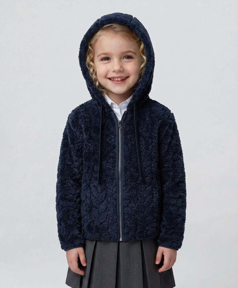 Casaca escolar polar dise&ntilde;o ni&ntilde;a