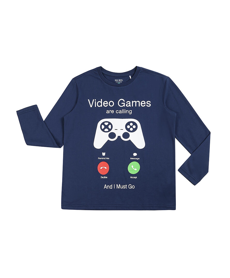 Polera ni&ntilde;o video games