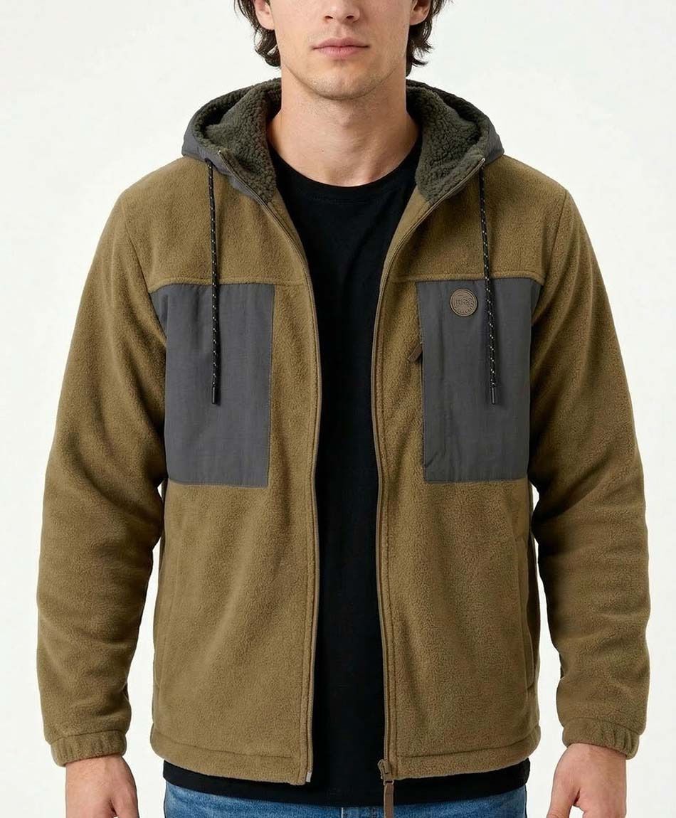 Buzo hombre forrada polar