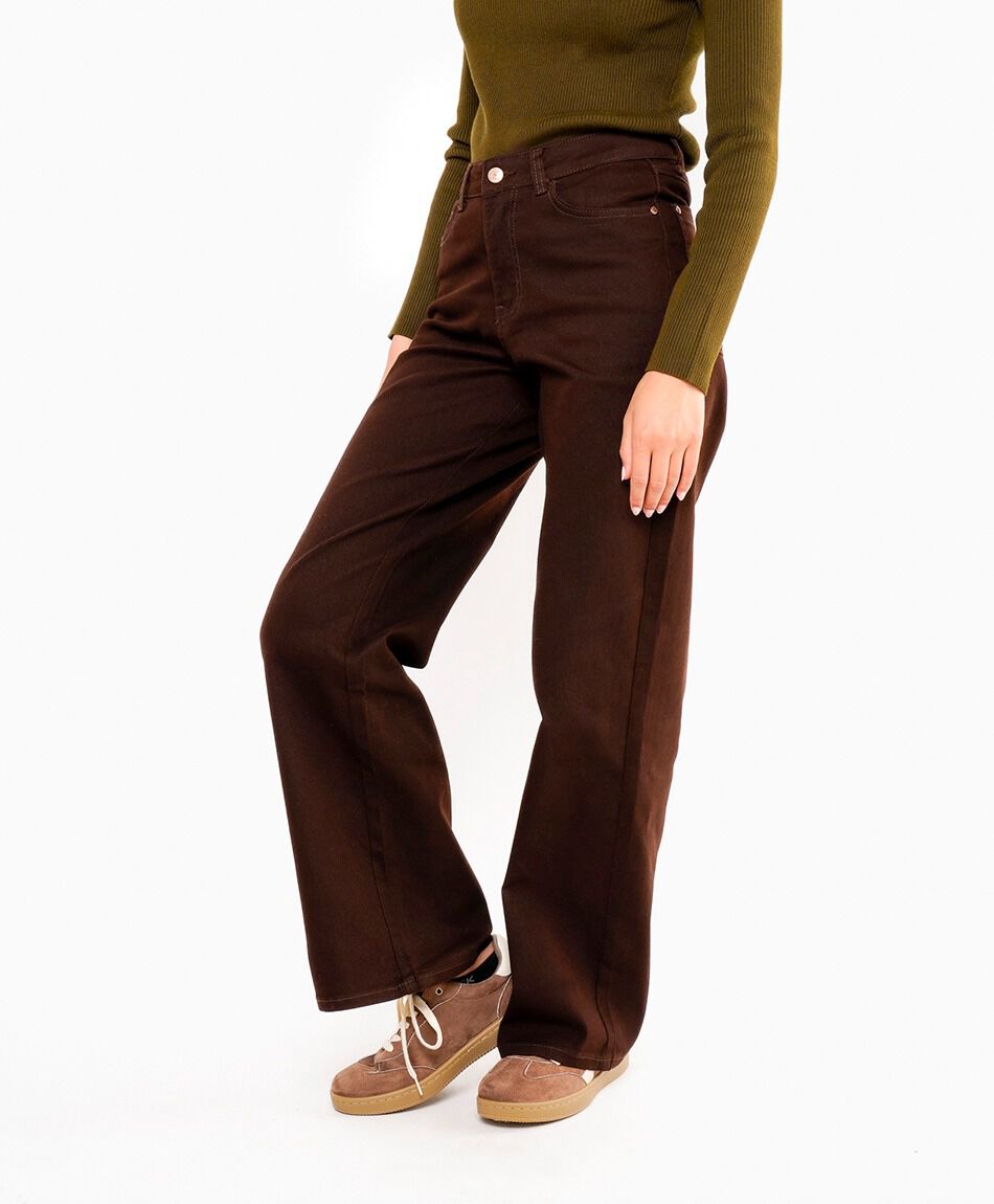 Jeans mujer cl&aacute;sico chocolate