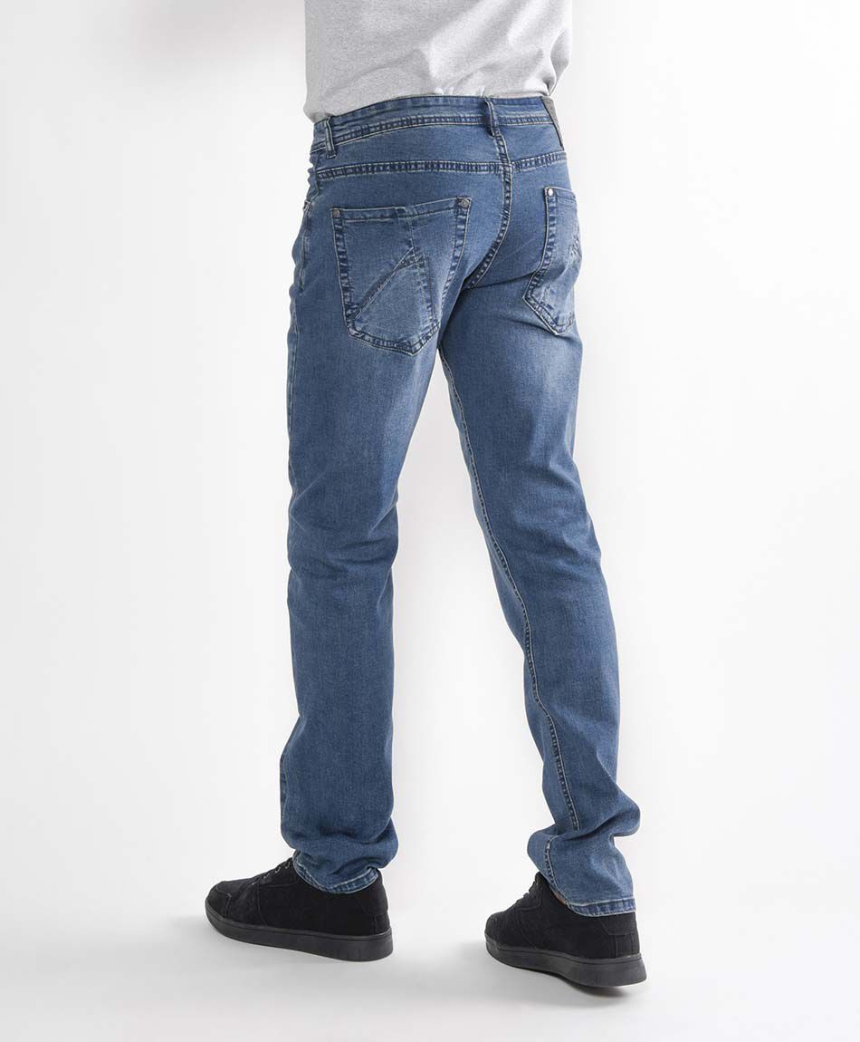 Jeans hombre desgastado slim fit