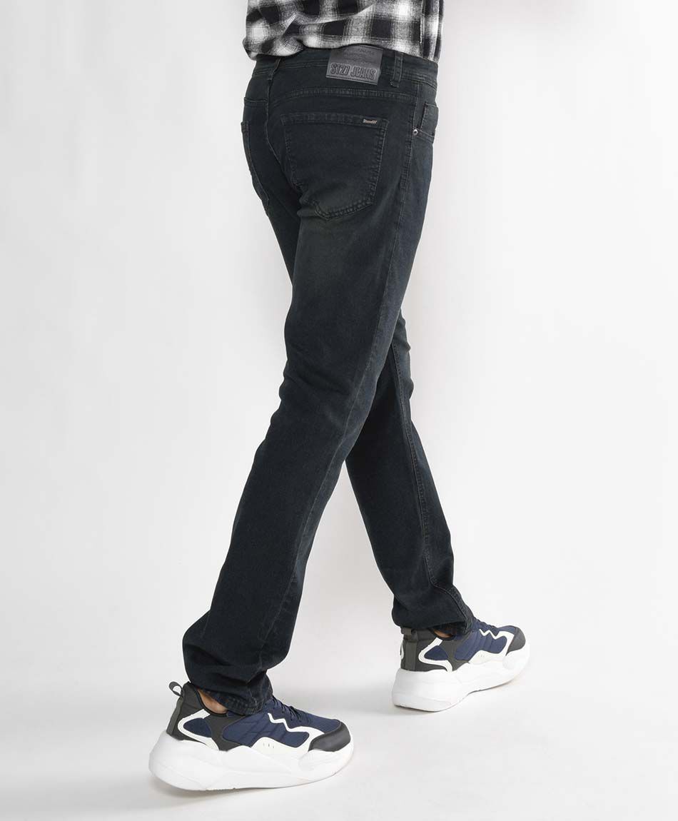 Jeans hombre desgastado slim fit